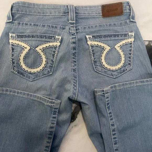 Big Star Blue Flare Wide Leg Jeans - Picture 3 of 9